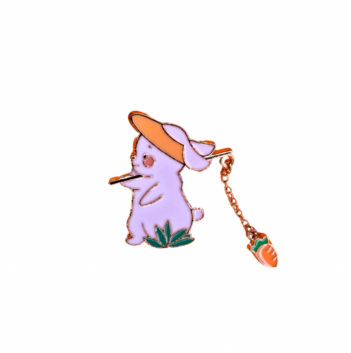 Bunny with Hanging Carrot